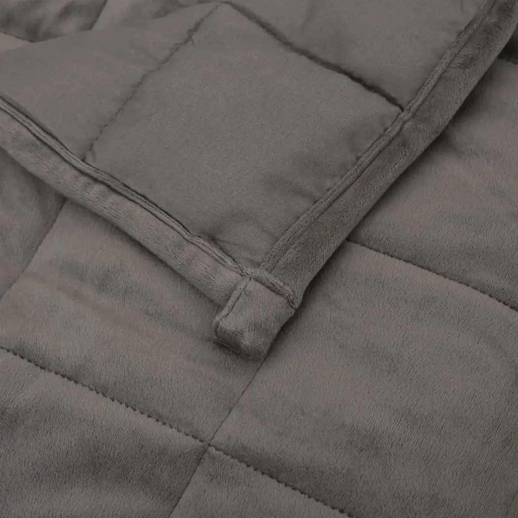 Weighted Blanket Grey Bedroom 152x203 cm 11 kg