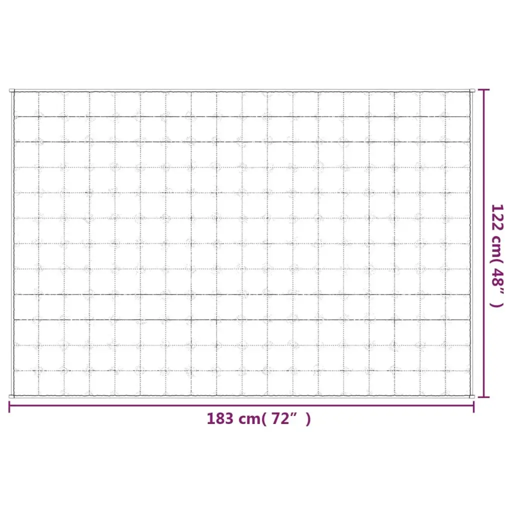 Weighted Blanket for Calming Sleep Aid 122x183 cm 5 kg