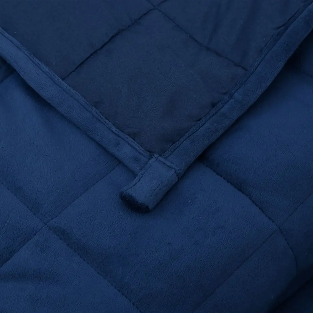 Weighted Blanket Blue for Sleeping 122x183cm 9kg