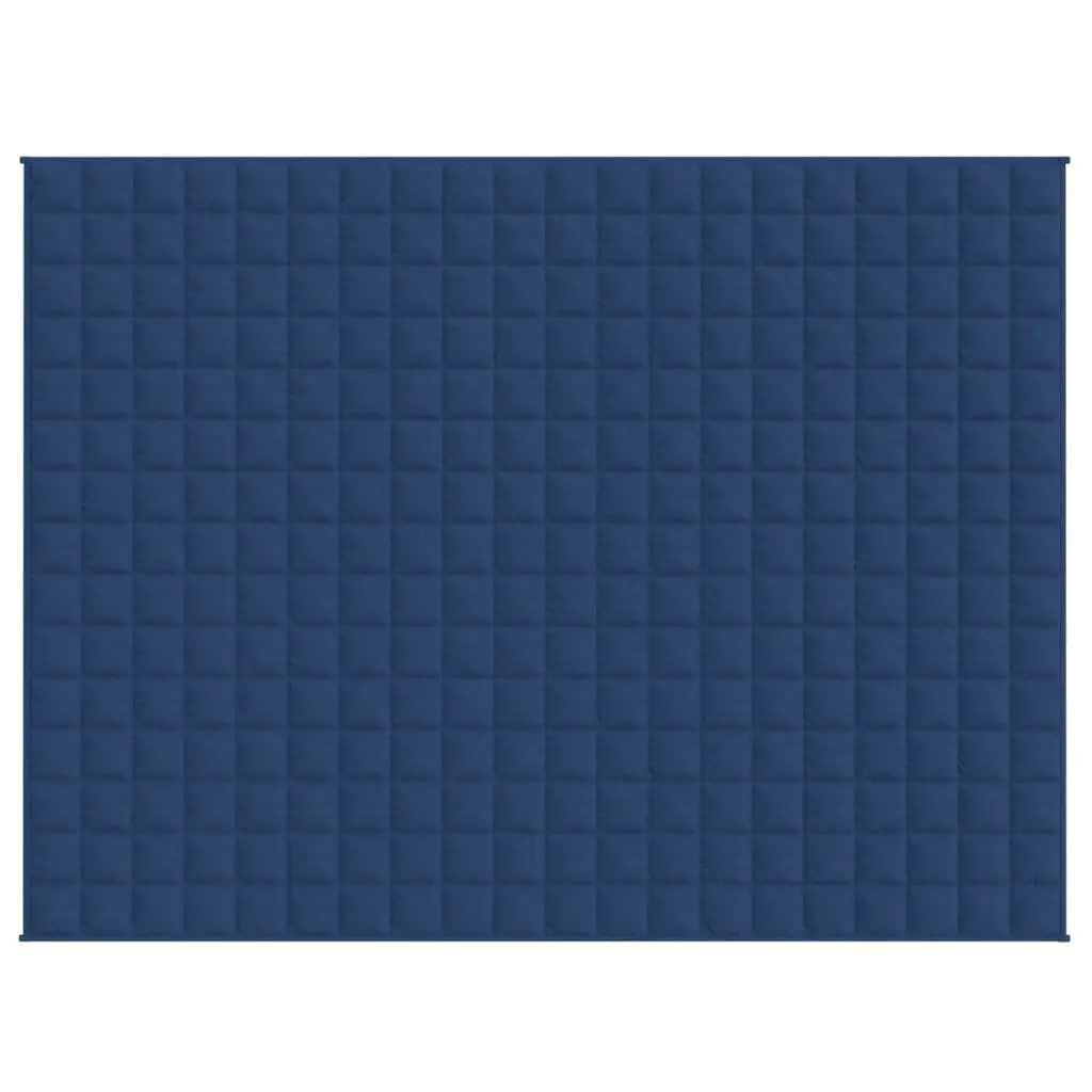 Weighted Blanket Blue 152x203 cm 7 kg Soft Pressure Sleep Aid