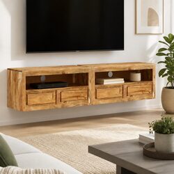 Specifications of Acacia Wood TV Cabinet with Storage