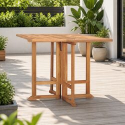 Folding Garden Dining Table - Teak Wood Specifications