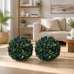 Specifications of Two Artificial Boxwood Balls
