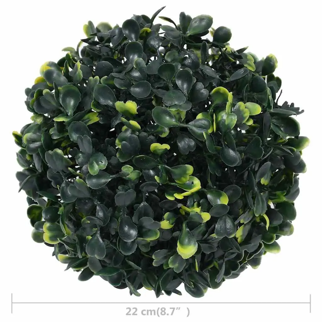 Artificial Boxwood Balls Indoor Outdoor Garden Decor 22 cm