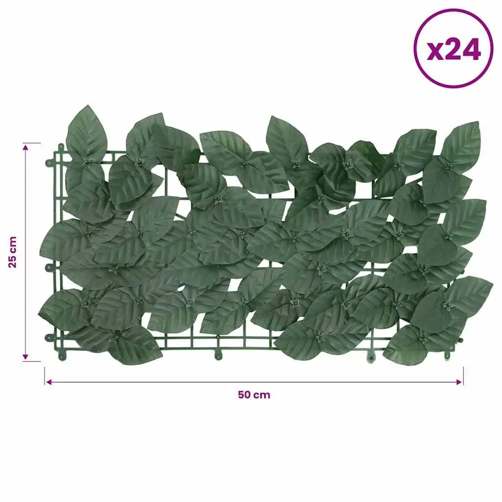 300x100cm Green Leaf Outdoor Privacy Screen