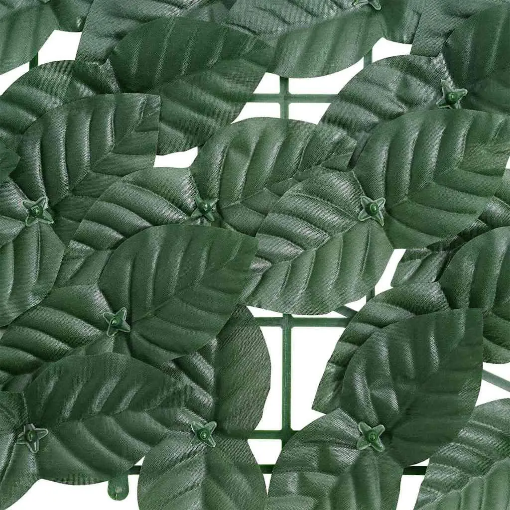 Outdoor Balcony Privacy Screen Decorative Green Leaves Fence Garden Terrace