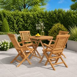 Specifications of 5-Piece Outdoor Dining Set with Table