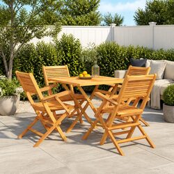 Specifications of the 5 Piece Teak Wood Dining Set