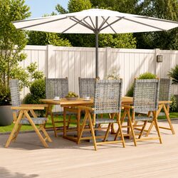 Specifications for Teak Folding Garden Chairs - Set of 6