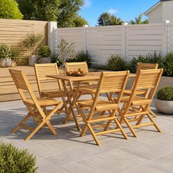 Folding Garden Chairs Set of 6 – Dimensions 47 x 62 x 90 cm