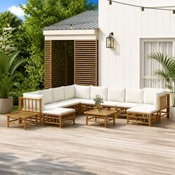 12-Piece Bamboo Garden Lounge Set Specifications