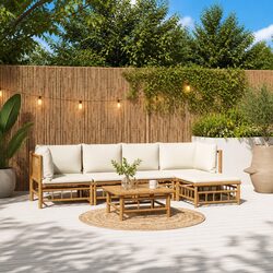 6-Piece Bamboo Lounge Set - Specifications and Features