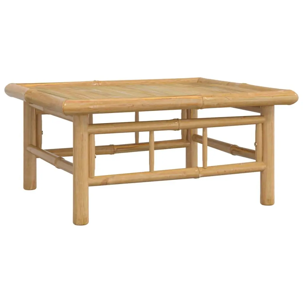 Bamboo Lounge Set Outdoor Furniture 5 Piece Brown