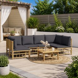 7 Piece Bamboo Lounge Set - Specifications & Features