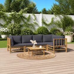 Specifications of Bamboo Garden Lounge Set - 6 Pieces