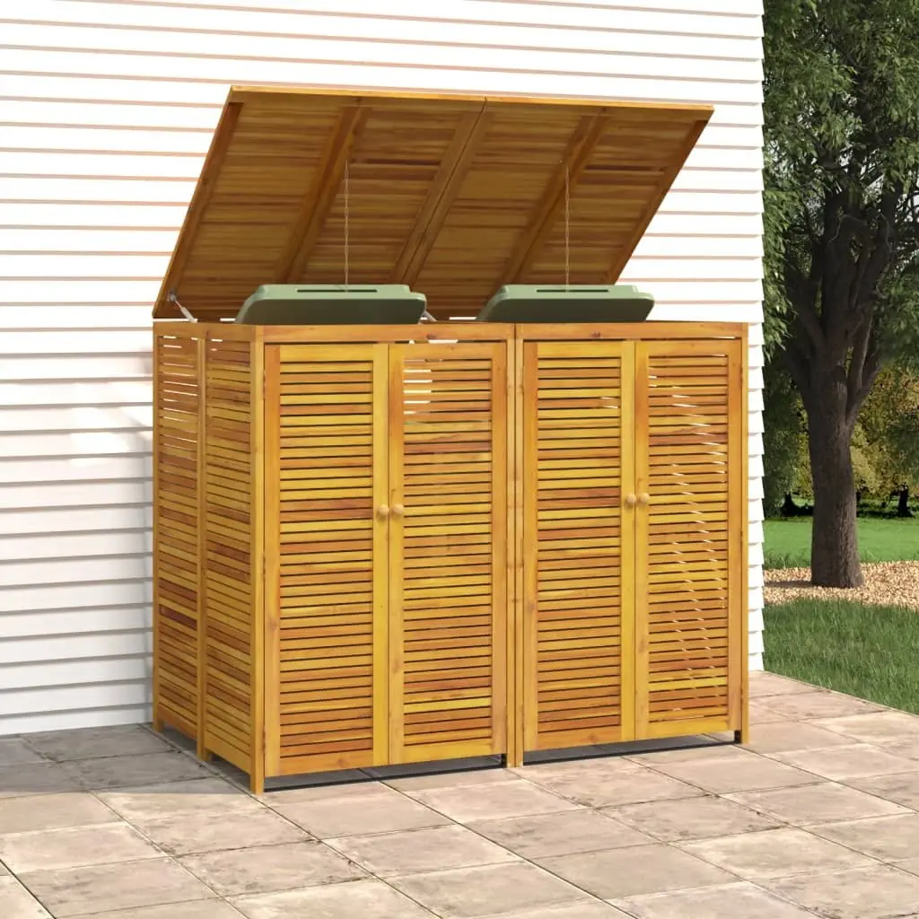 Double Garbage Bin Shed 140x89x117 cm