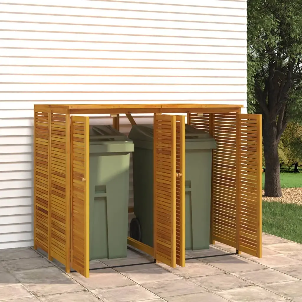Double Garbage Bin Shed 140x89x117 cm