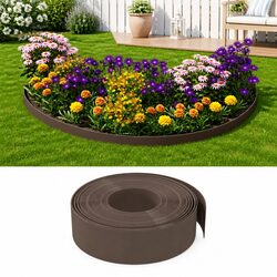 Garden Edging Border Set: 5 Pieces, 10m Length
