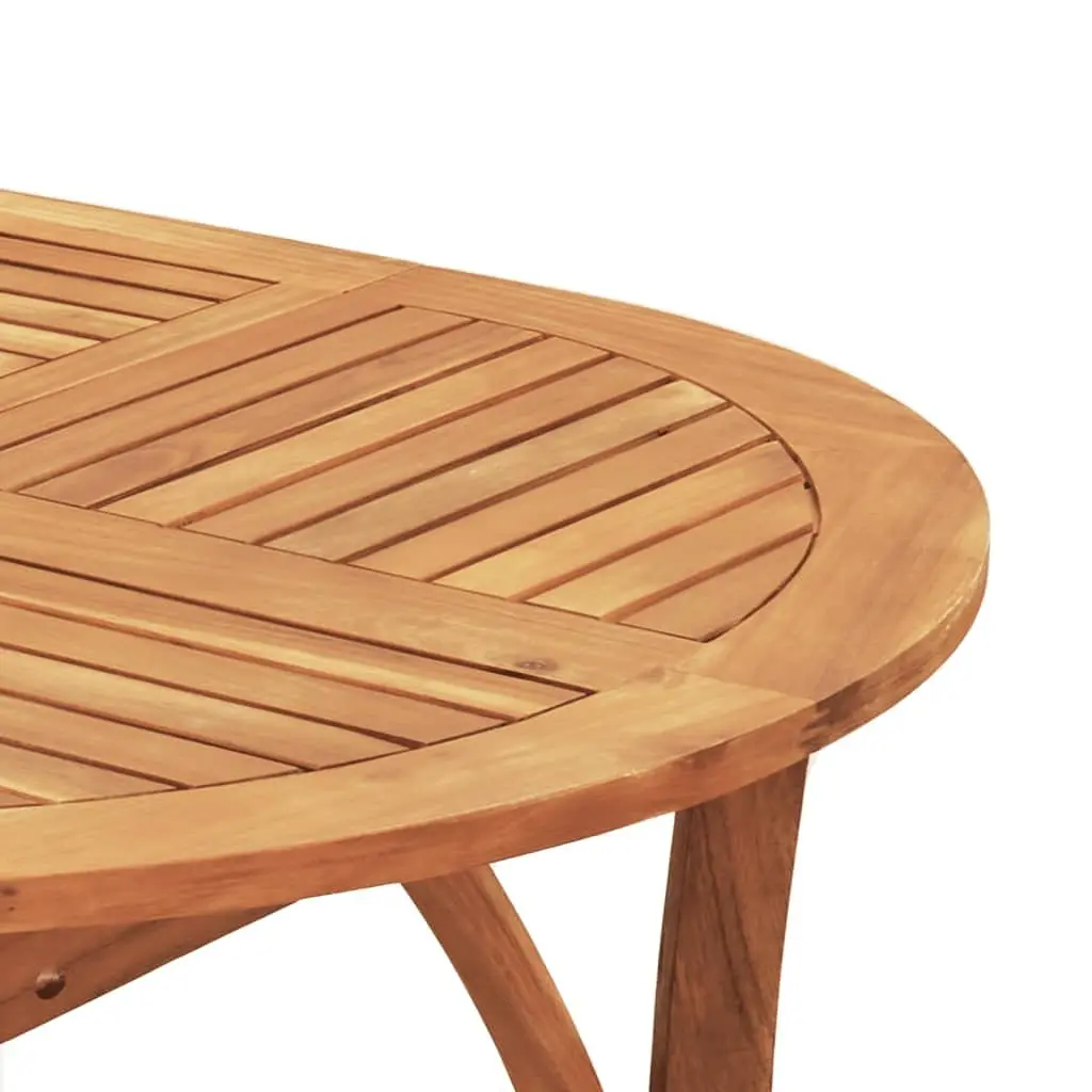 7 Piece Garden Dining Set Outdoor Use Solid Wood Acacia Brown