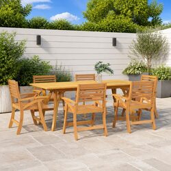 Specifications for 7 Piece Acacia Wood Garden Set