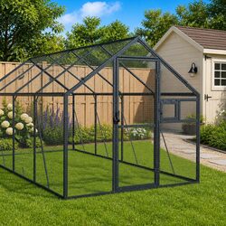 Bird Aviary Specifications: Large, Anthracite Aluminium Frame