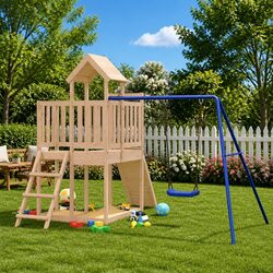 Specifications of the Wooden Swing Set Play Equipment