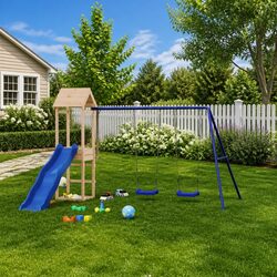 Specifications for Wooden Garden Playset with Slide