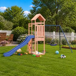 Wooden Outdoor Playset: Dimensions and Features