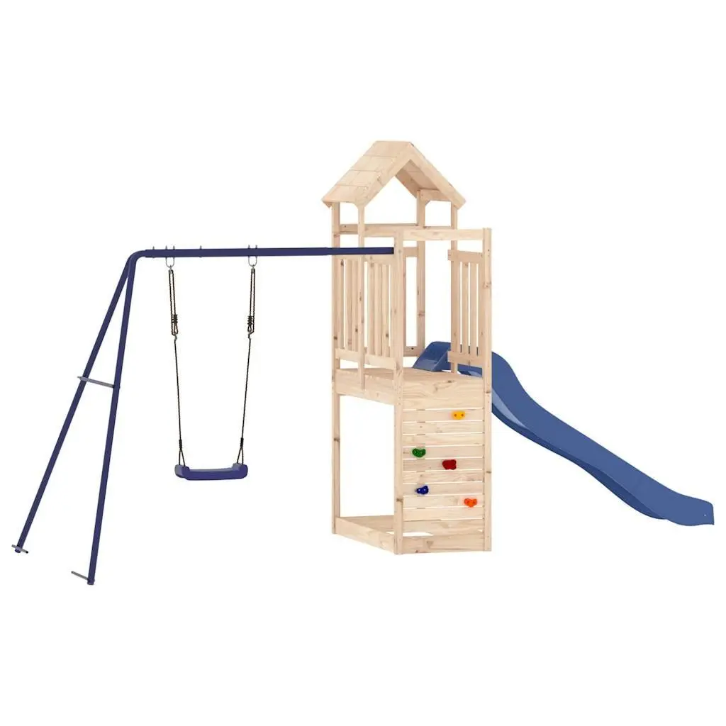 Outdoor Playset Swing Climbing Frame Slide Sandbox Garden Kids Play Equipment