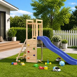 Wooden Outdoor Playset Specifications and Features
