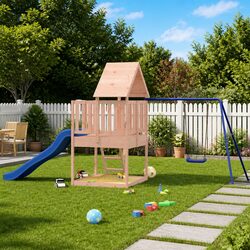 Wooden Playset with Climbing Frame and Sandbox