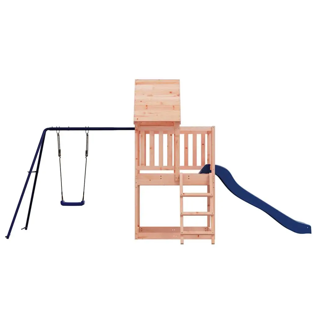 Wooden Playset with Climbing Frame and Sandbox