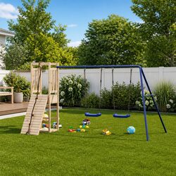 Specifications of the Outdoor Wooden Swing Set Playset