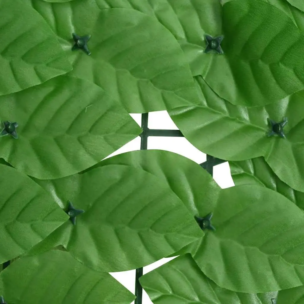 Privacy Screen Balcony Garden Outdoor 400x150 cm Green Leaves Fence Decoration