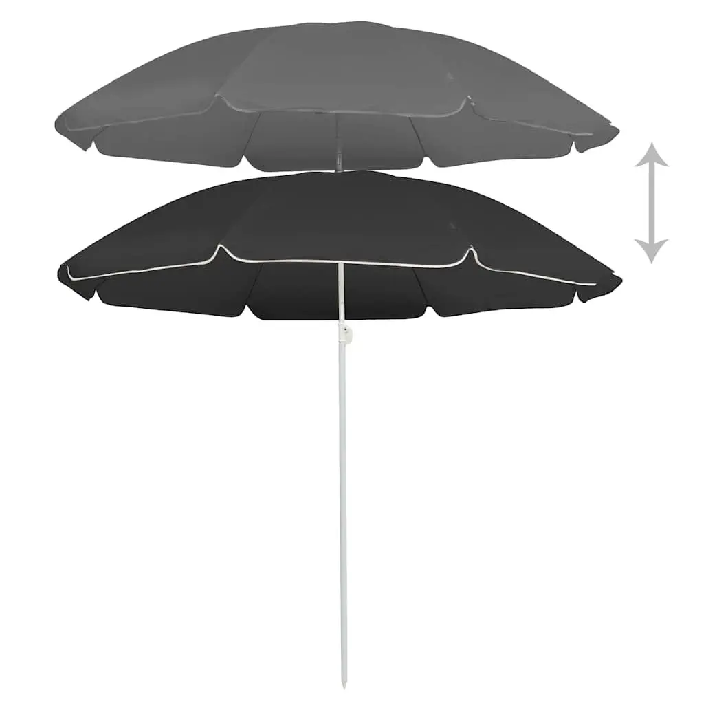 Garden Parasol Outdoor Shade Umbrella 180cm