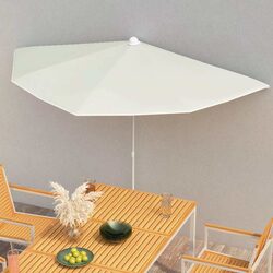 Specifications for Half Round Garden Parasol - 180x90 cm