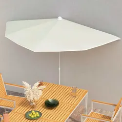 Specifications for Half Round Garden Parasol - 180x90 cm
