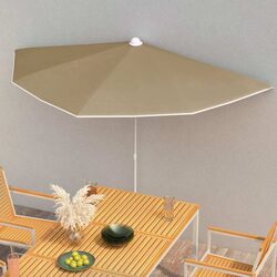 Specifications of Half Round Garden Parasol with Pole
