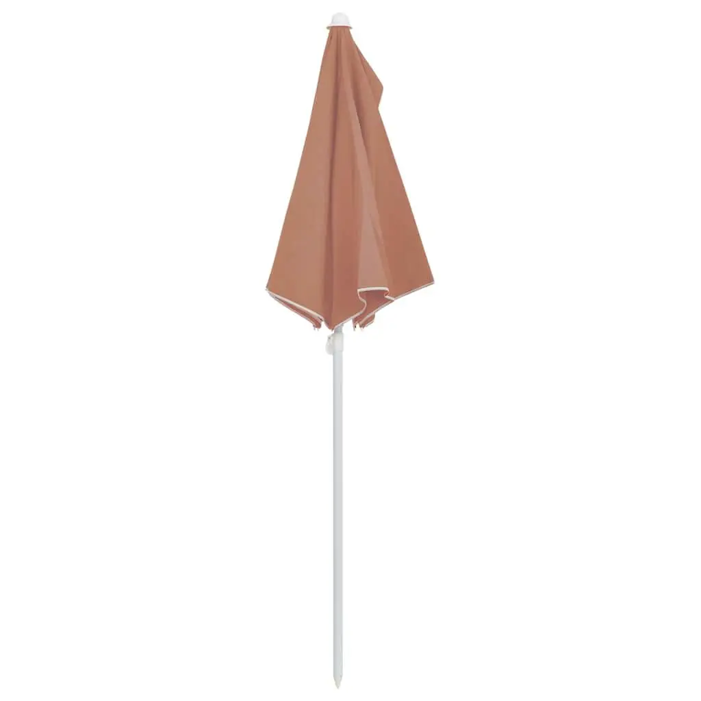 Half Round Parasol 180x90cm in Orange