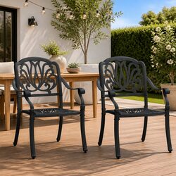 Outdoor Dining Chairs 2 Piece Set Specifications