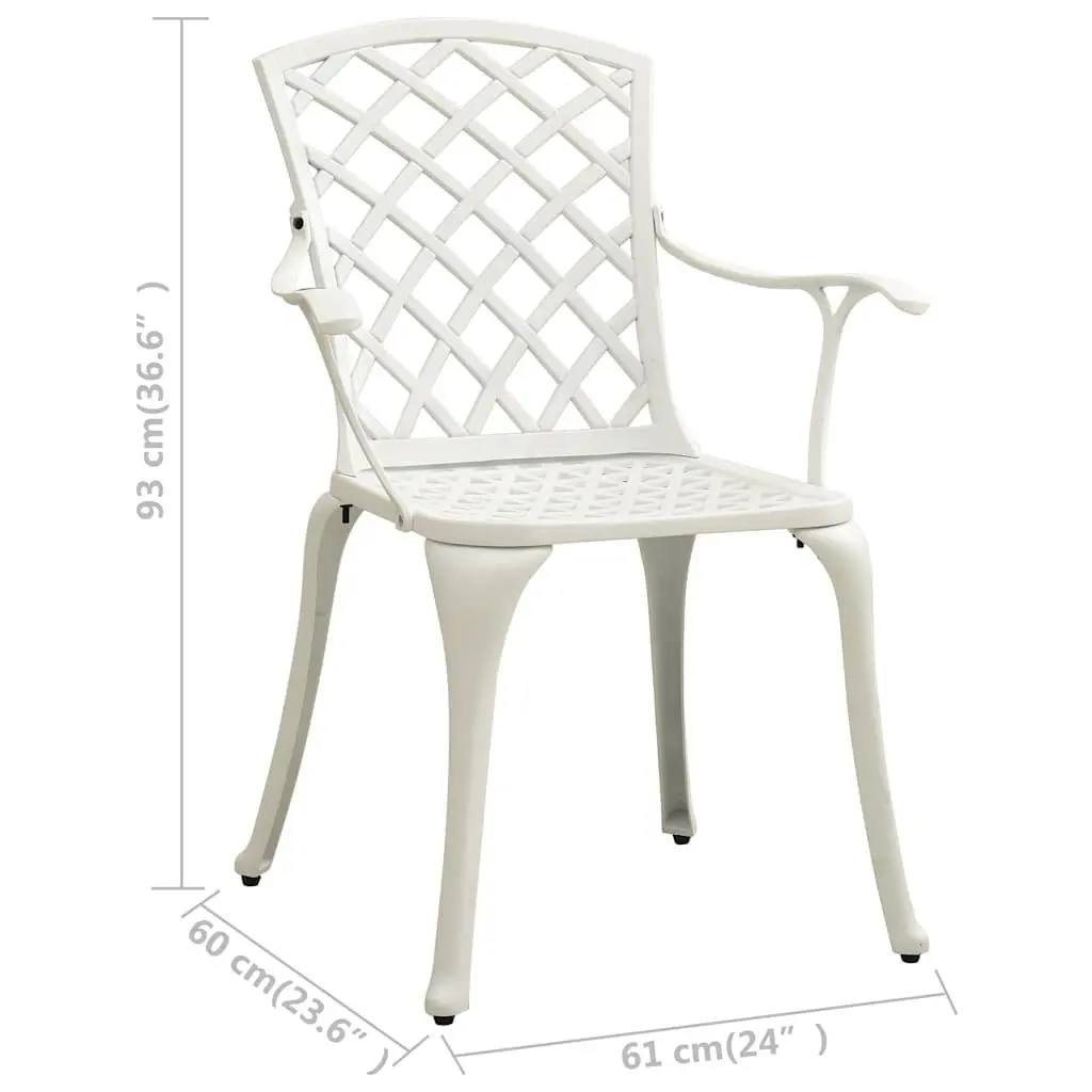 2 pcs Outdoor Garden Chairs Set
