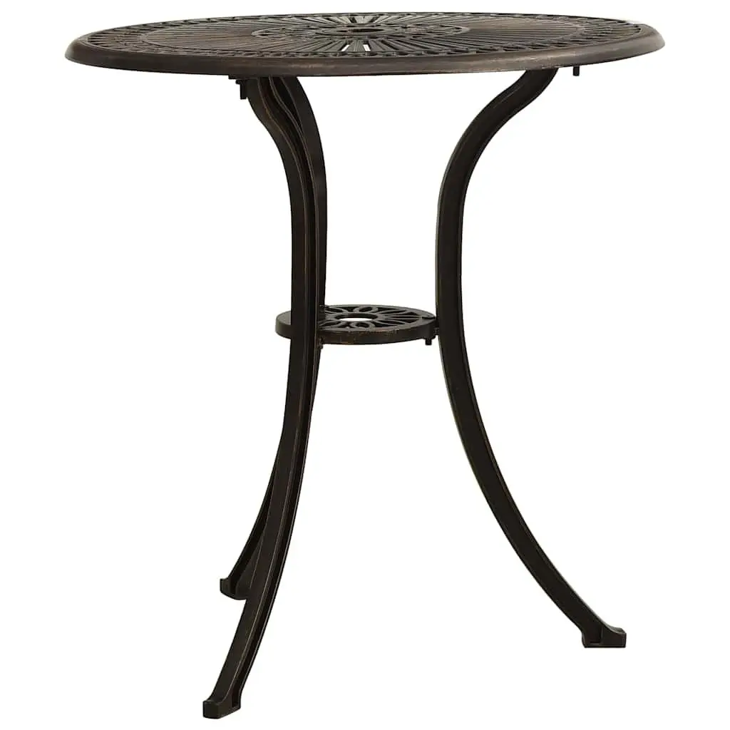 Garden Table Outdoor Use Brown 62x62x65cm
