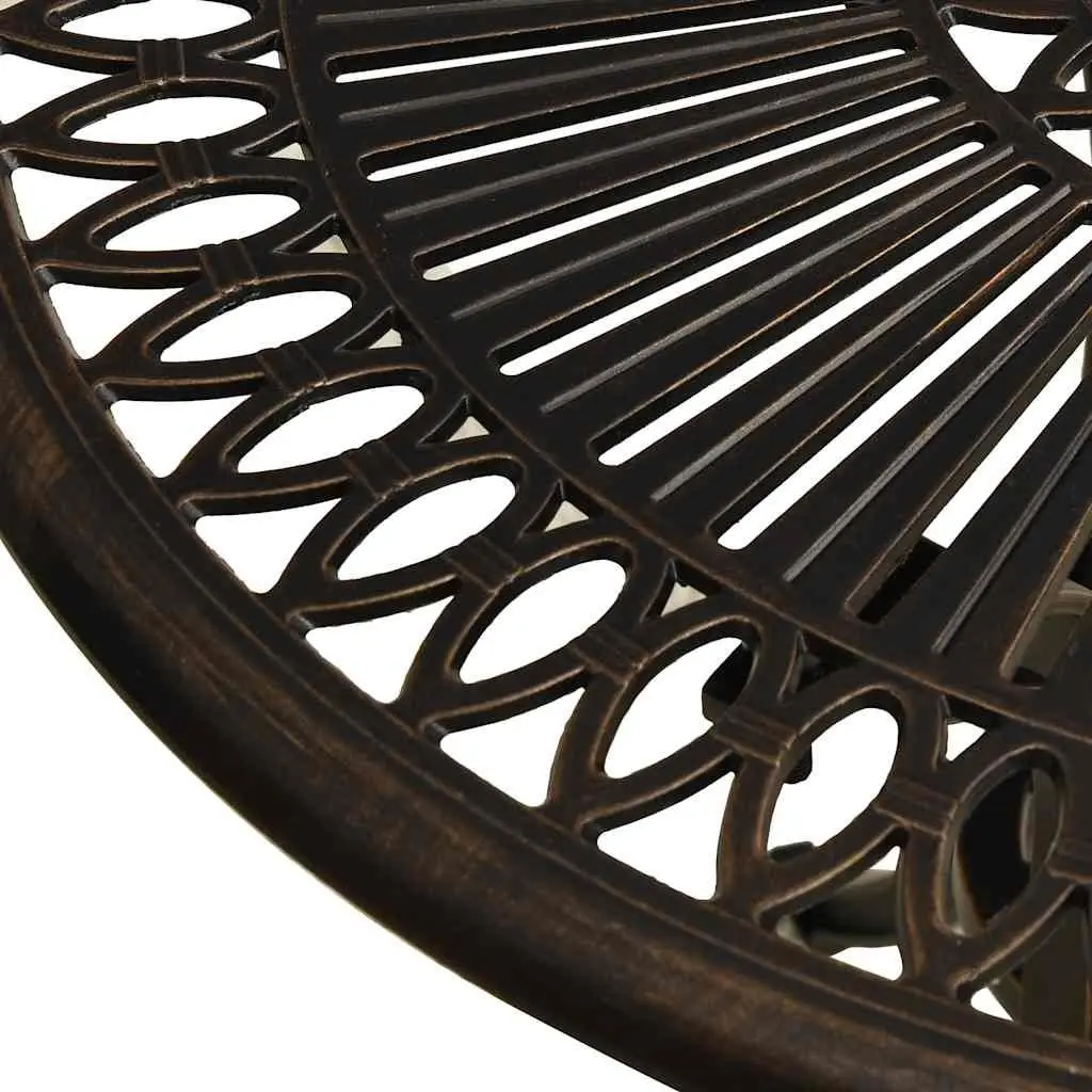 Garden Table Outdoor Use Brown 62x62x65cm