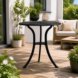 Specifications of Black Outdoor Garden Table with Umbrella Hole