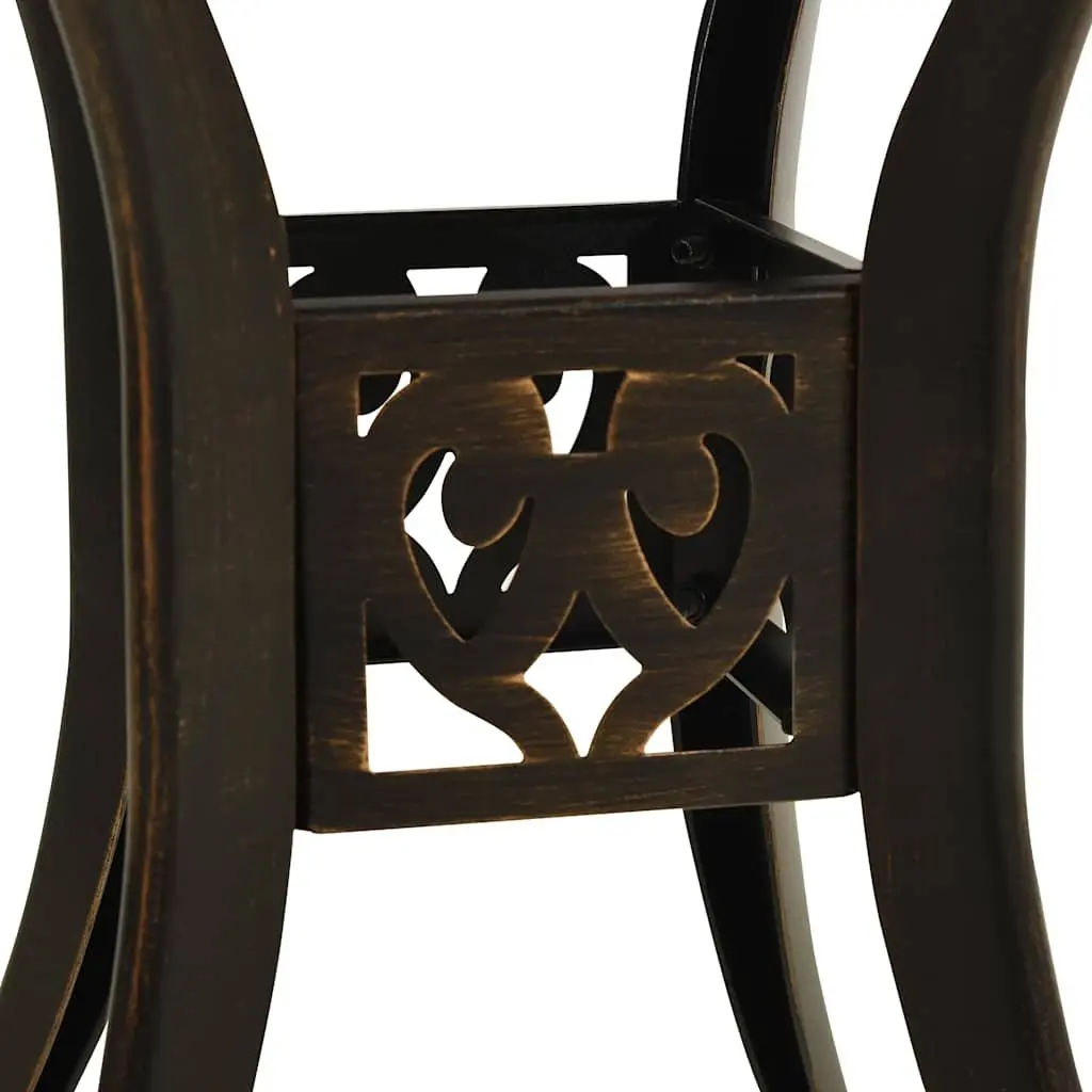 Garden Table Outdoor Patio Furniture Brown Square 78x78x72cm