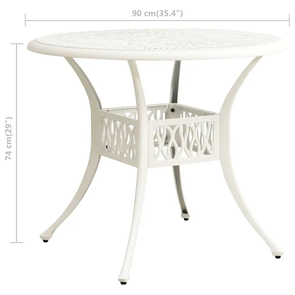 Garden Table Outdoor Patio Furniture Square 90x90x74cm