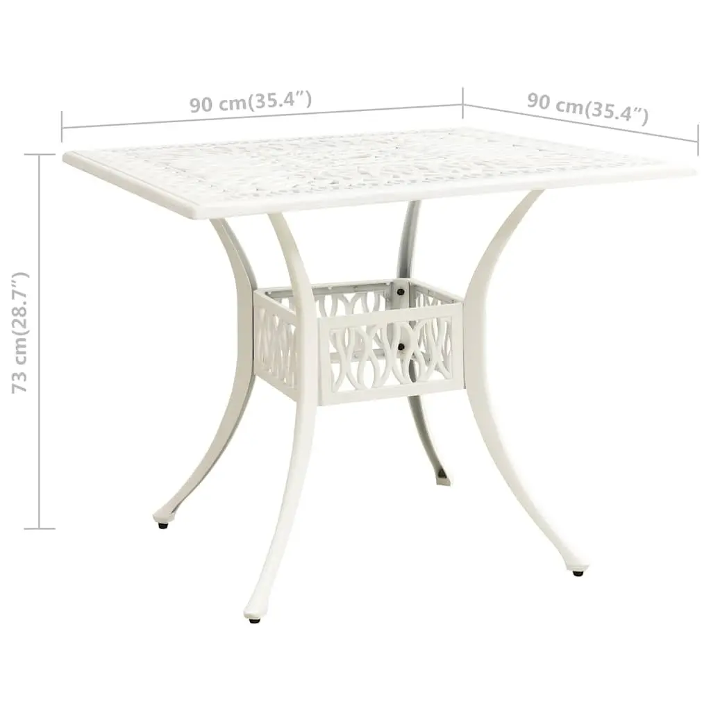 Garden Table Outdoor Patio Furniture 90x90x73cm