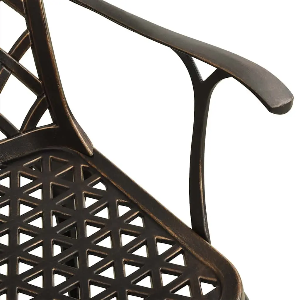 3 Piece Bistro Set in Brown