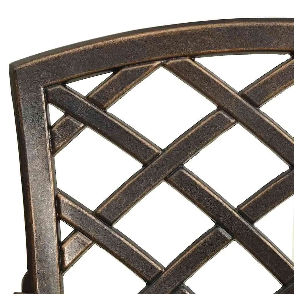 3 Piece Bistro Set in Brown