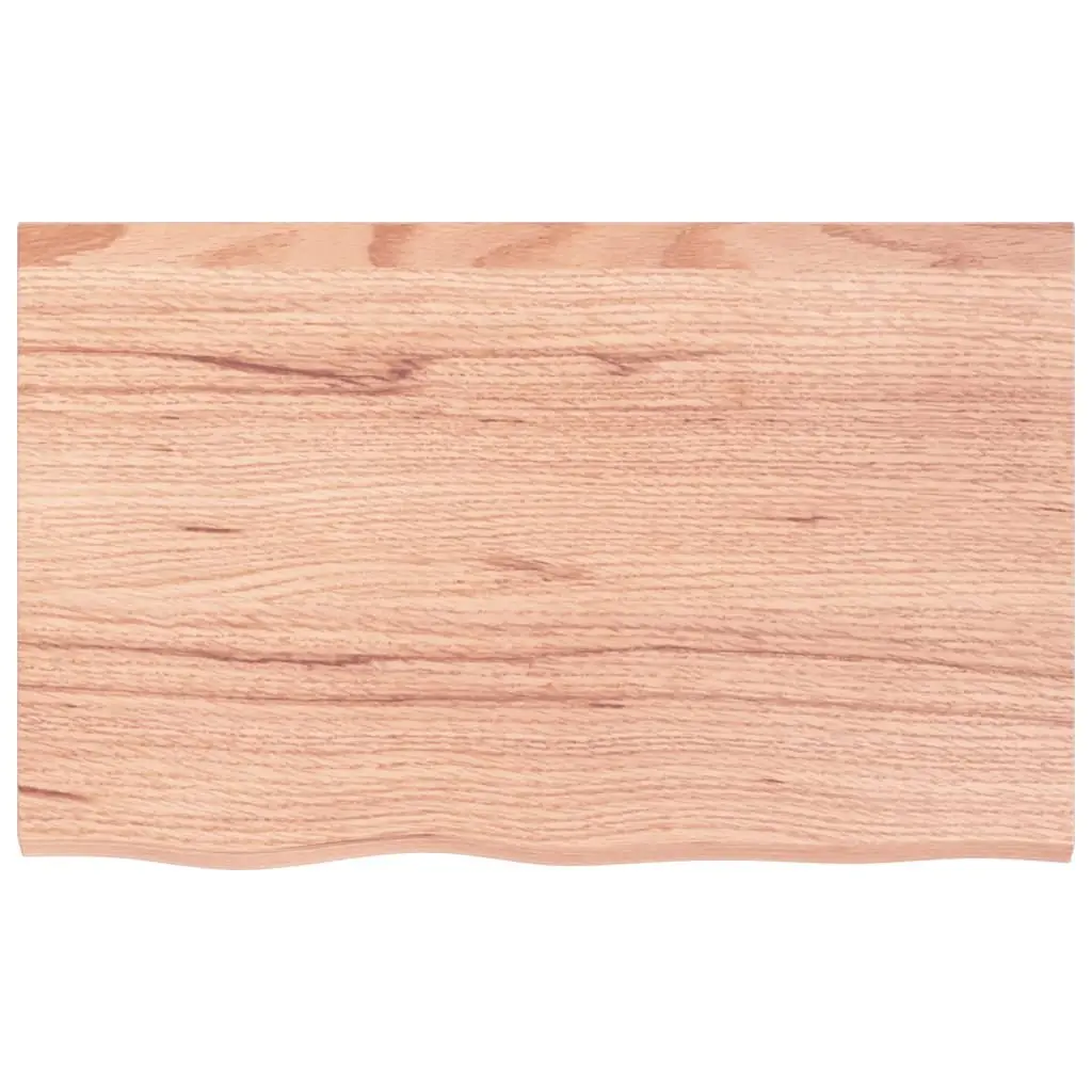 Bathroom Countertop Brown Solid Wood 80x50x4 cm Worktop Vanity Top Surface
